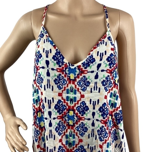 Ella Moss Tank Top Size S Multicolor Print - Picture 2 of 7
